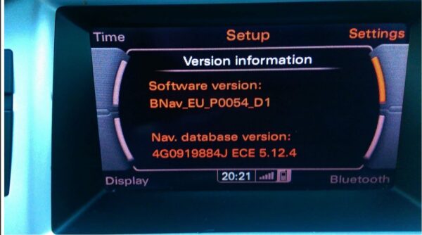 Audi MMI 3G Basic Navigation Update  Map UK&EU 2023/24