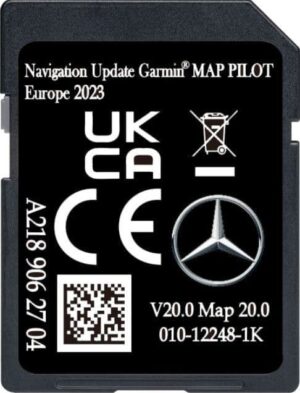 Mercedes-Benz Garmin Pilot A218.Navigation Sat Nav SD Card UK&EU 2023/24