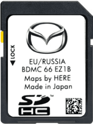 Mazda 3 Widescreen  Navigation Update Sat Nav SD Card Map UK&EU 2022
