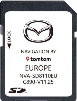 Mazda AVN1 NVA-SD8110 Navigation Update Sat Nav SD Card Map UK&EU  2024/25