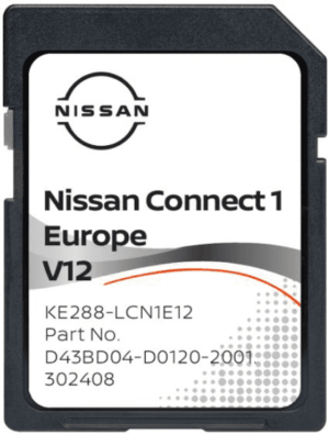 Nissan Connect 1 Navigation Update Sat Nav SD Card Map UK&EU2022/23