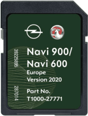 Vauxhall/Opel Navi600/900 Navigation SD Card Map UK&EU 2020